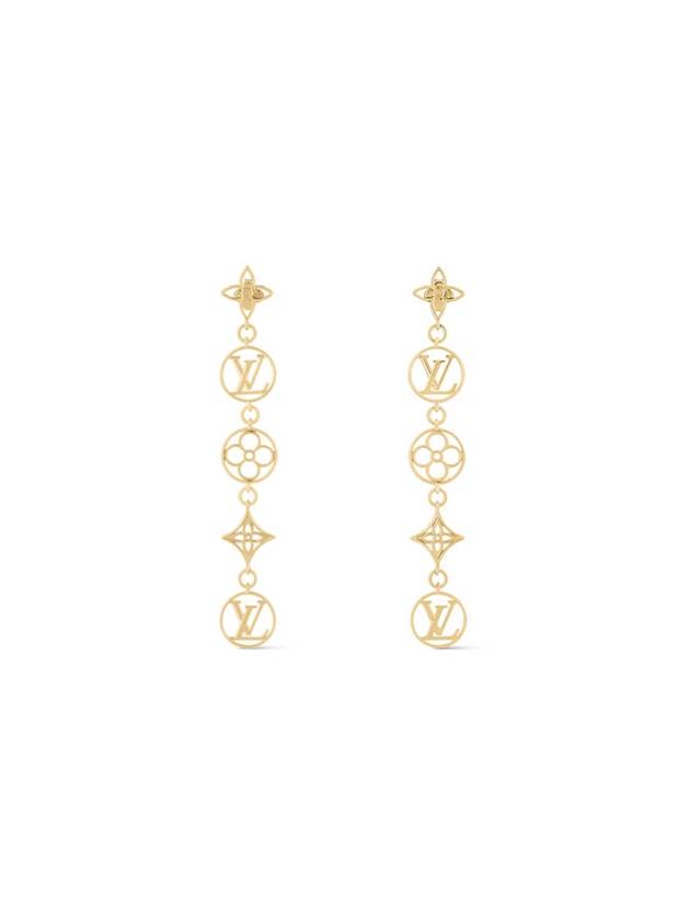 LV Lace Earrings Gold - LOUIS VUITTON - BALAAN 2