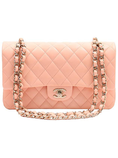 Classic Lambskin Medium Shoulder Bag Peach - CHANEL - BALAAN 2