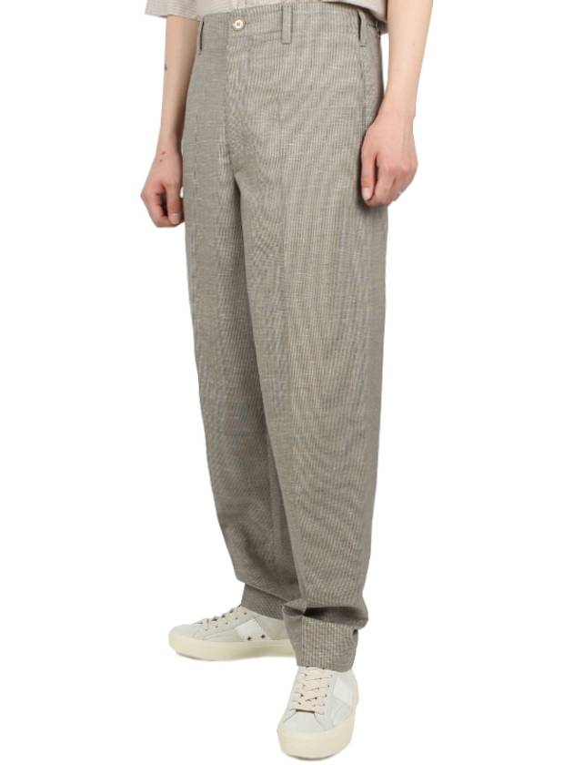 Wool Tapered Slacks Beige Gray - LEMAIRE - BALAAN.