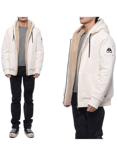 Classic Bunny Zip Up Hoodie Beige Lining White - MOOSE KNUCKLES - BALAAN 2