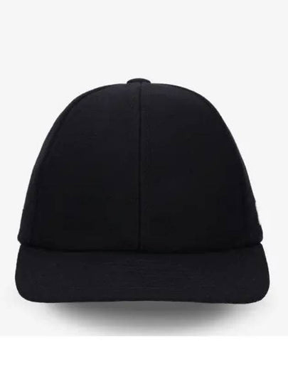 Signature Logo Wool Ball Cap Black - COURREGES - BALAAN 2