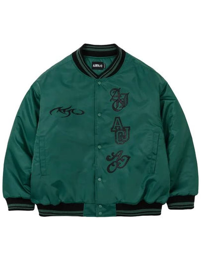 nylon baseball jacket green - AJOBYAJO - BALAAN 2