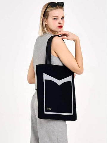 Bag 3 pocket eco bag black - SUIN - BALAAN 1