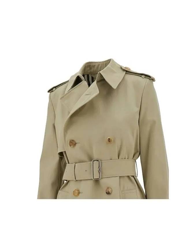 Cotton Blend Trench Coat Ivory - BURBERRY - BALAAN 2