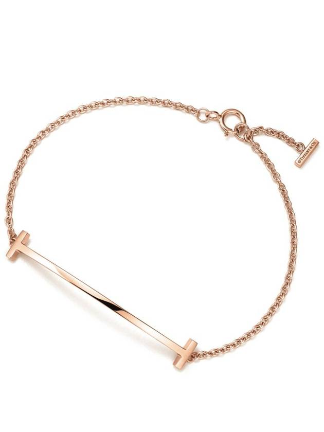 Women's T Smile Bracelet Rose Gold - TIFFANY & CO. - BALAAN 2