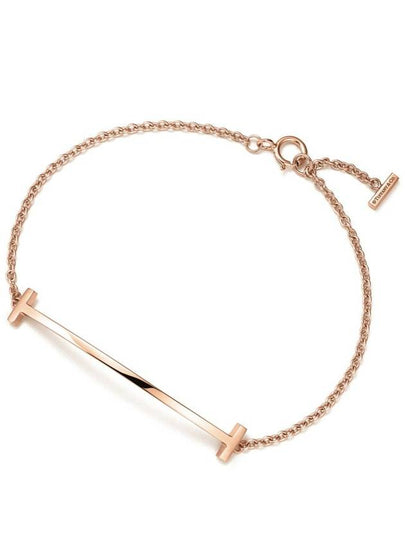 Women's T Smile Bracelet Rose Gold - TIFFANY & CO. - BALAAN 2