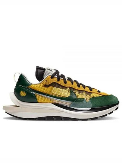 Vaporwaffle Low Top Sneakers Green Yellow - NIKE - BALAAN 2