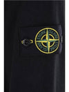 OLD Treatment Wappen Patch Crew Neck Sweatshirt Black - STONE ISLAND - BALAAN 9