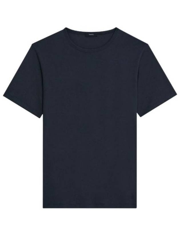 Precise Luxe Cotton Jersey Short Sleeve T-Shirt Eclipse - THEORY - BALAAN 2