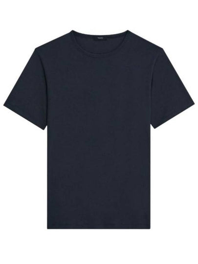 Precise Luxe Cotton Jersey Short Sleeve T-Shirt Eclipse - THEORY - BALAAN 2