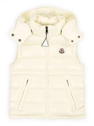 Kids ANIA Down Hooded Padded Vest Ivory 1A00081 68950 070 8 10A 271298 1101171 - MONCLER - BALAAN 1