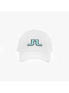 Angus Embroidered Logo Ball Cap White - J.LINDEBERG - BALAAN 3