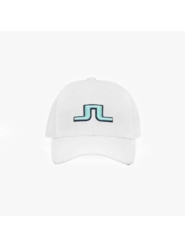 Angus Embroidered Logo Ball Cap White - J.LINDEBERG - BALAAN 3