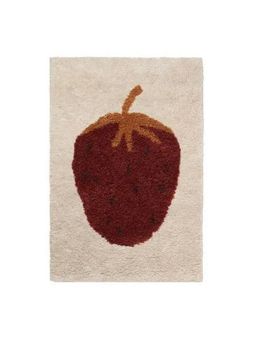 Wonderum Fruiticana Strawberry Rug Large - FERM LIVING - BALAAN 1