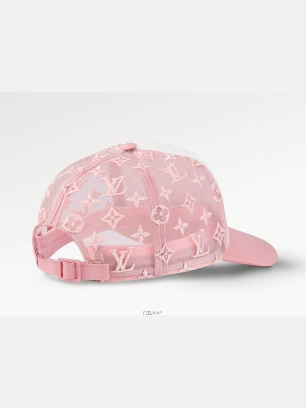 Mesh Signature Ball Cap Pink - LOUIS VUITTON - BALAAN 6