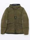 Logo Patch Reversible Padding Olive - STONE ISLAND - BALAAN 3