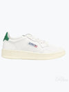 Medalist Green Tab Leather Low Top Sneakers White - AUTRY - BALAAN 2