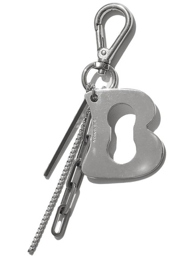 B LOGO OPENER KEY RING: SILVER - BIG UNION - BALAAN 2