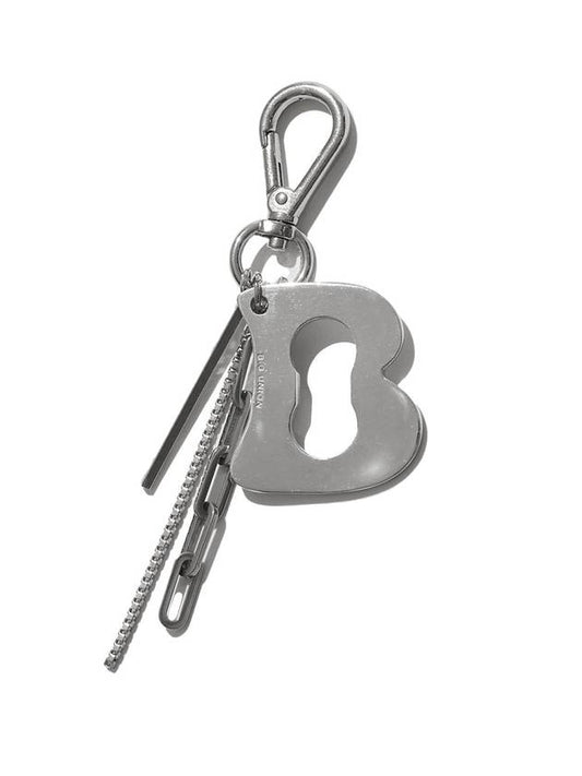 B LOGO OPENER KEY RING: SILVER - BIG UNION - BALAAN 2