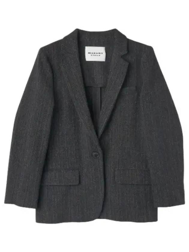 Charlene Jacket Black Formal Suit Blazer - ISABEL MARANT - BALAAN 1