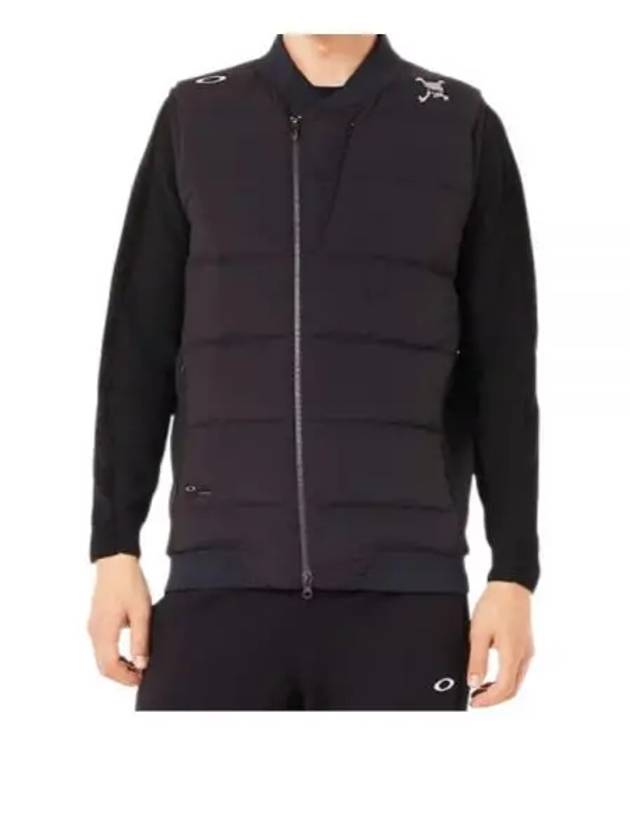 SKULL DIAGONAL DOWN VEST FOA406968 BLACKOUT - OAKLEY - BALAAN 1