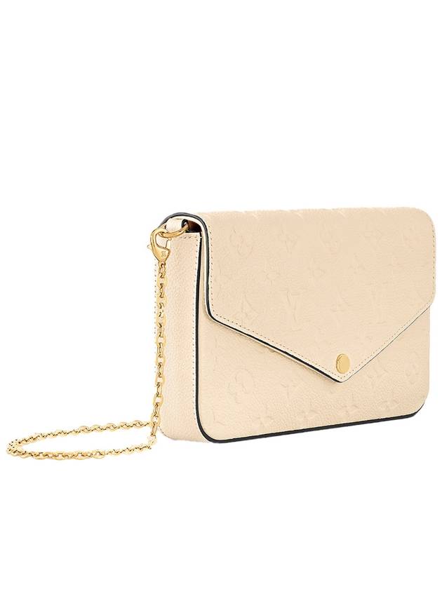 Pochette Felicie Monogram Empreinte Shoulder Bag Cream - LOUIS VUITTON - BALAAN 3