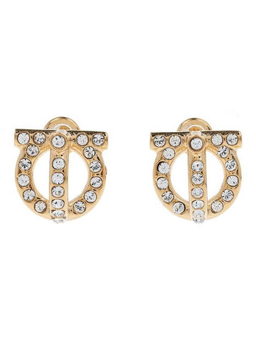 Crystal Ganzio 3D Earrings 76 0417 GIOVE CRYS 0736294 - SALVATORE FERRAGAMO - BALAAN 1