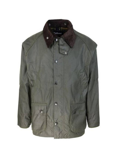 Bedale Wax Half Lined Jacket Green - BARBOUR - BALAAN 1