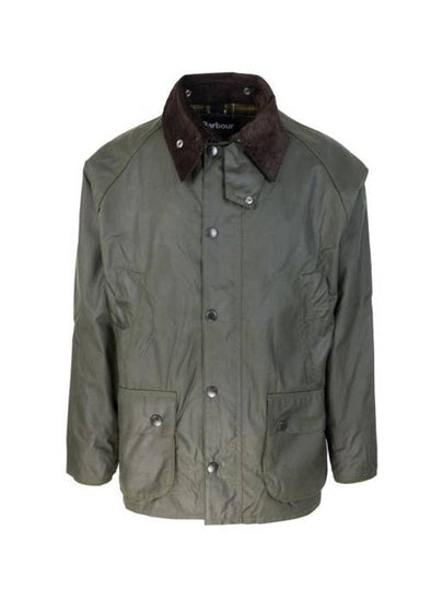 Bedale Wax Half Lined Jacket Green - BARBOUR - BALAAN 2