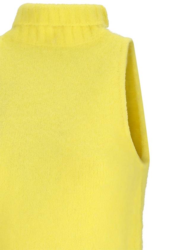 SLEEVELESS CROP TOP IN SOFT KNIT - PINKO - BALAAN 3