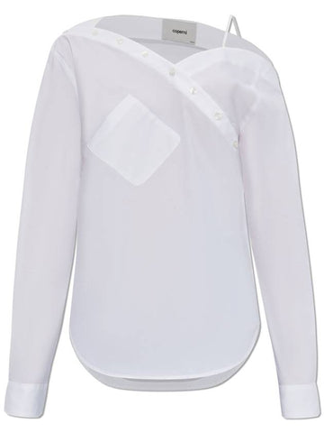 Coperni Shirt With Pocket, Women's, White - COPERNI - BALAAN 1