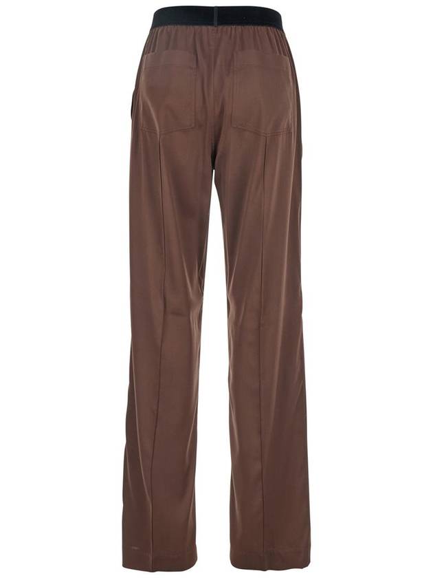 Denim Straight Pants PAW397FAX881KB750 DARK BROWN Brown - TOM FORD - BALAAN 3