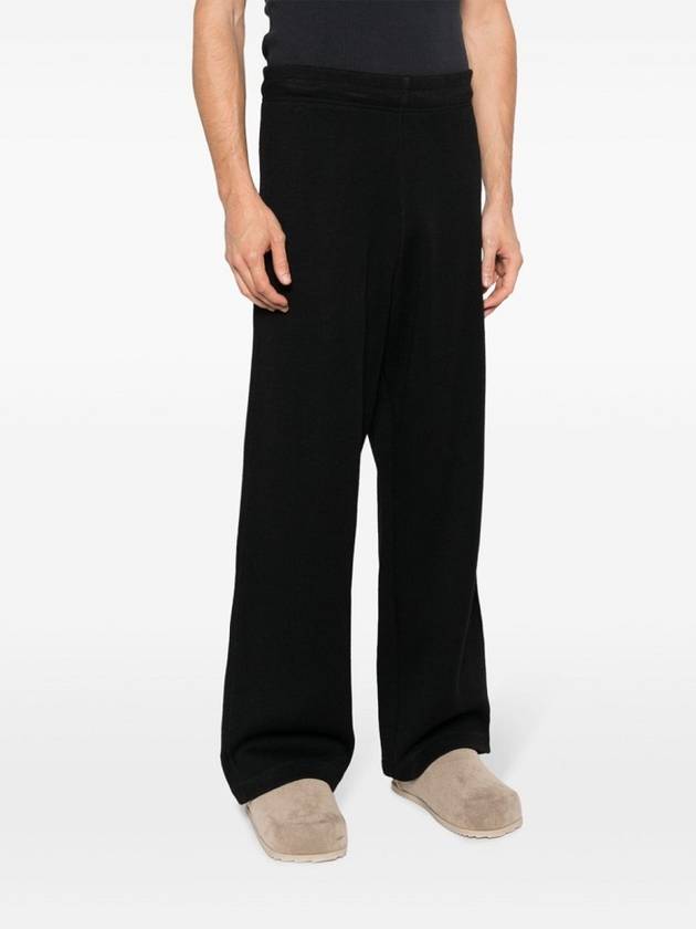 Leader Zed Pseudo Knit Straight Pants Black - OUR LEGACY - BALAAN 3