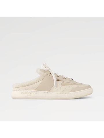 Lous Open Back Low Top Sneakers Beige - LOUIS VUITTON - BALAAN 1