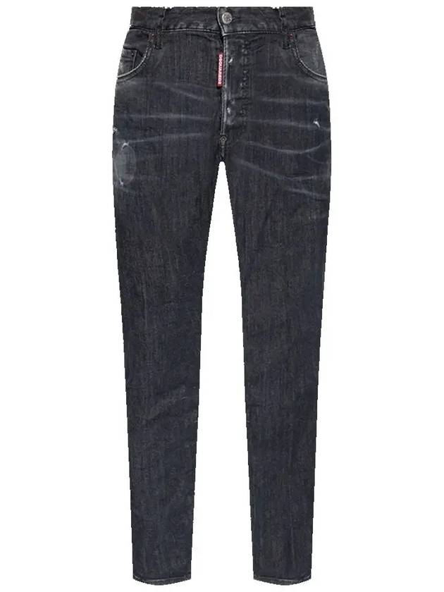 Distressed Denim Jeans Black - DSQUARED2 - BALAAN 2