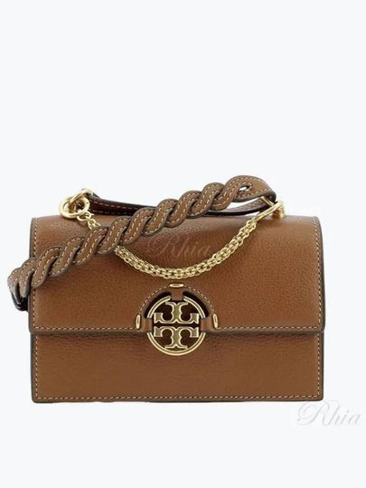 Miller Chain Tote Mini Bag Brown - TORY BURCH - BALAAN 2