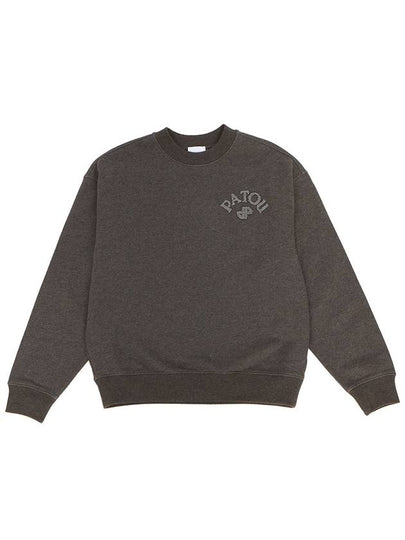 Embroidered Logo Cotton Sweatshirt Grey - PATOU - BALAAN 2