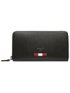 Long Wallet BALEN MY F106 BLACK Men's Long Wallet - BALLY - BALAAN 1