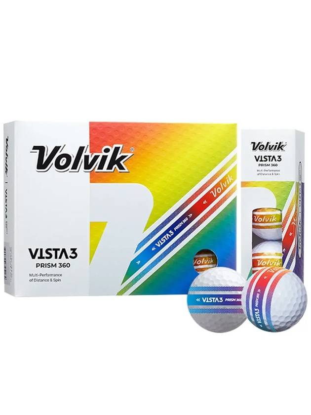 VISTA 3 PRISM 360 3-piece golf ball - VOLVIK - BALAAN 4