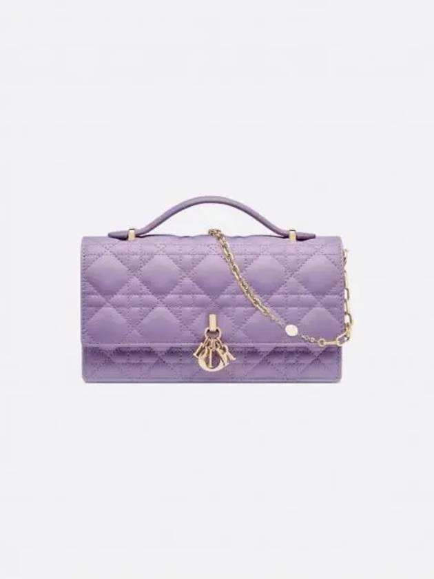 Miss Cannage Lambskin Mini Bag Purple - DIOR - BALAAN 2