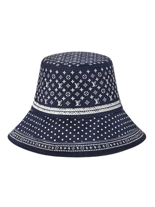 Sailor Bandana Bucket Hat Navy - LOUIS VUITTON - BALAAN 1