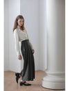 Caisienne Pleated Wide Pants Dark Khaki - CAHIERS - BALAAN 1