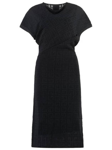 midi dress BW21TE4ZD6 001 BLACK - GIVENCHY - BALAAN 1