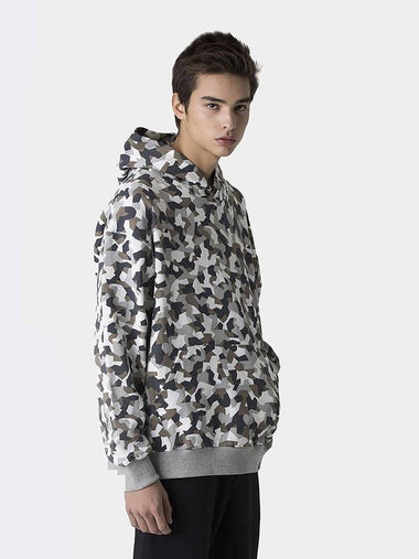 Star Camo Hoodie Sweatshirt (White) Overfit - AOX - BALAAN 1