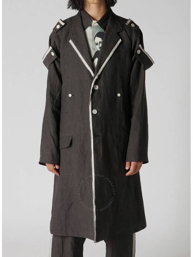 contrast trim coat HSJ14318 - YOHJI YAMAMOTO - BALAAN 4