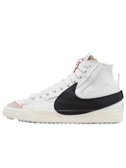 Blazer Mid 77 Jumbo Sneakers White Black - NIKE - BALAAN 2