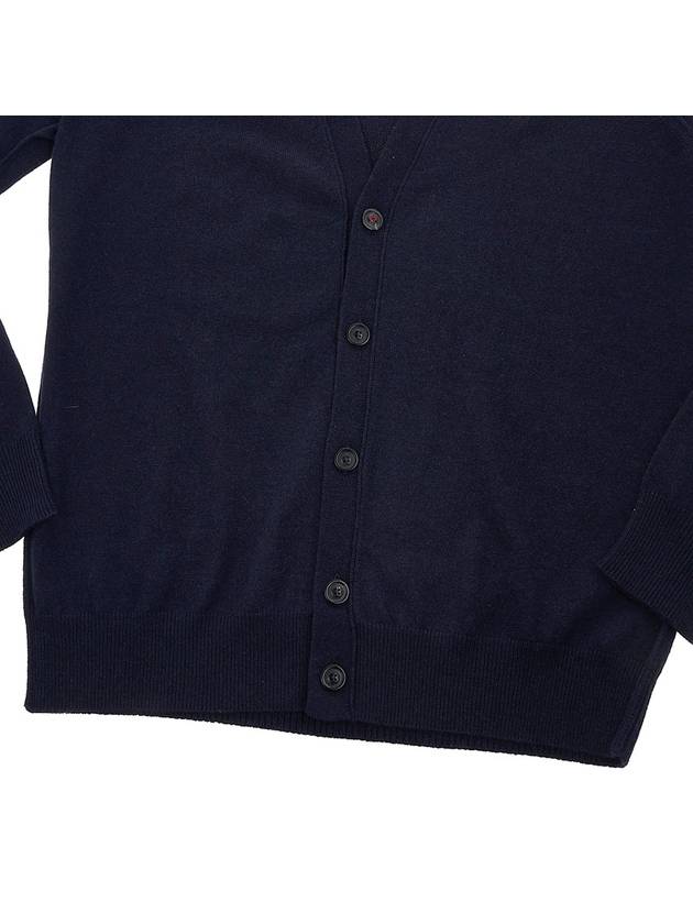 Cashmere Back Stitch Cardigan Navy - MAISON MARGIELA - BALAAN 7