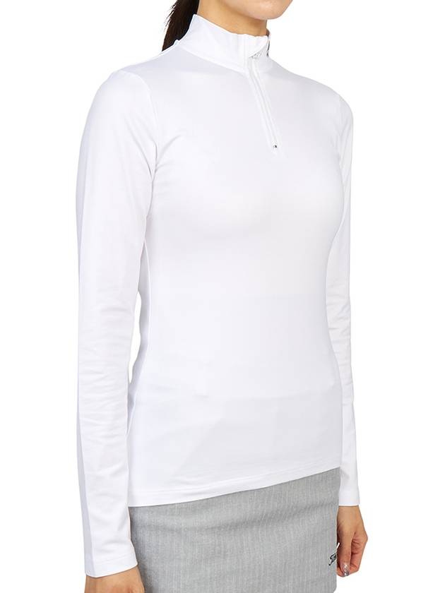 Golf wear neck polar brushed long sleeve t-shirt G01560 001 - HYDROGEN - BALAAN 3