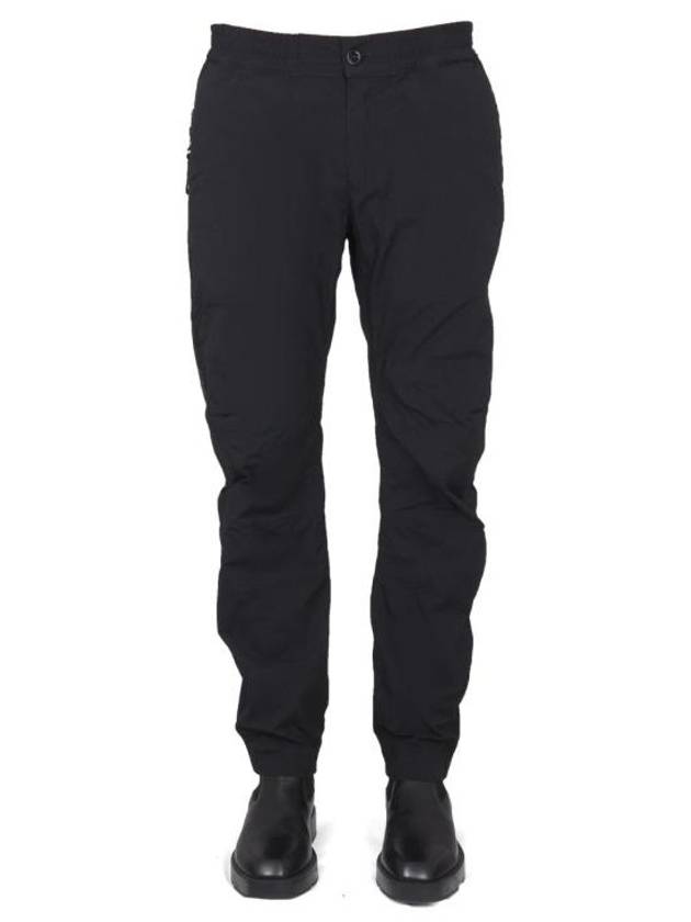 Waistband Elastic Straight Pants Black - TEN C - BALAAN 2