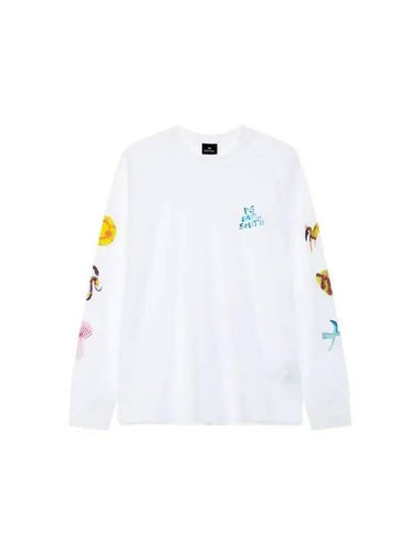 PS folklore crew neck t shirt white 270732 - PAUL SMITH - BALAAN 1